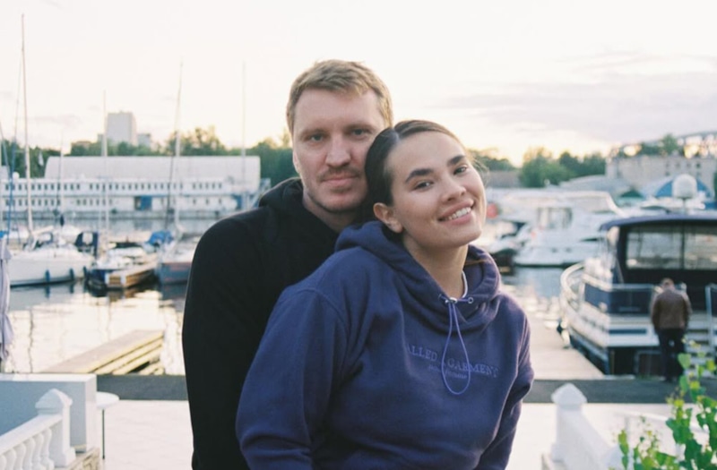Анастасия Резник с бывшим мужем Ильей