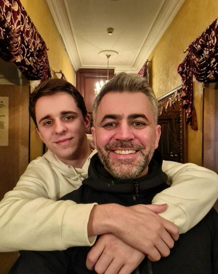 Андрей Карако с сыном Андрей Карако с сыном