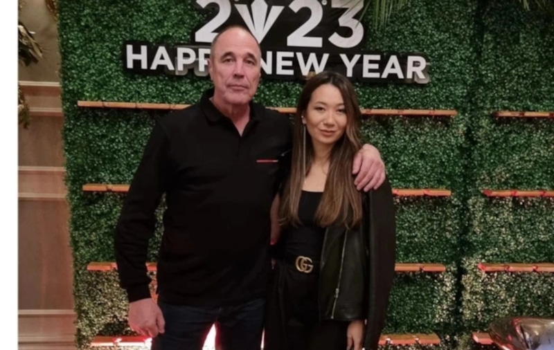 Дмитрий Соколов с женой Ксенией