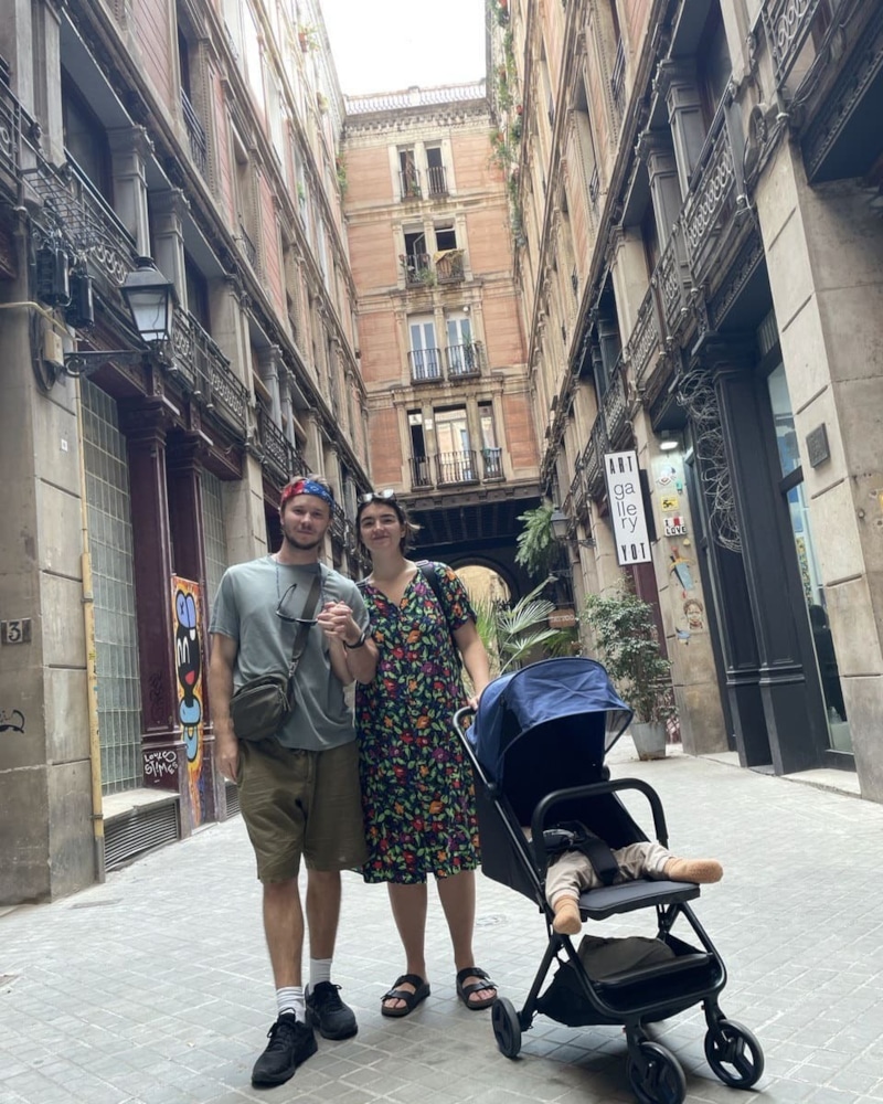 Юрий Межевич с женой и сыном