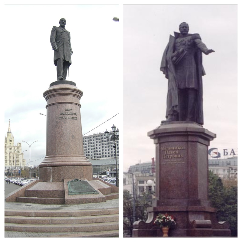 Салават Щербаков создал памятники Петру Столыпину и Павлу Мельникову в Москве