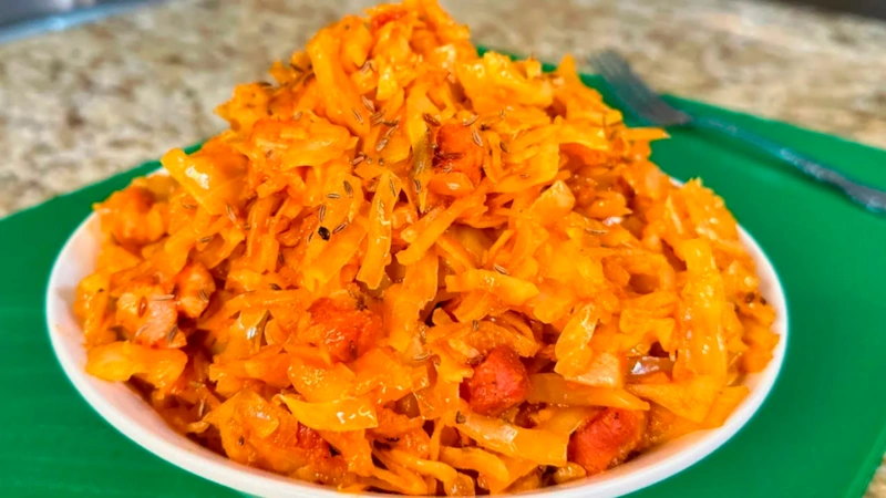 Тушеная капуста: быстрый способ