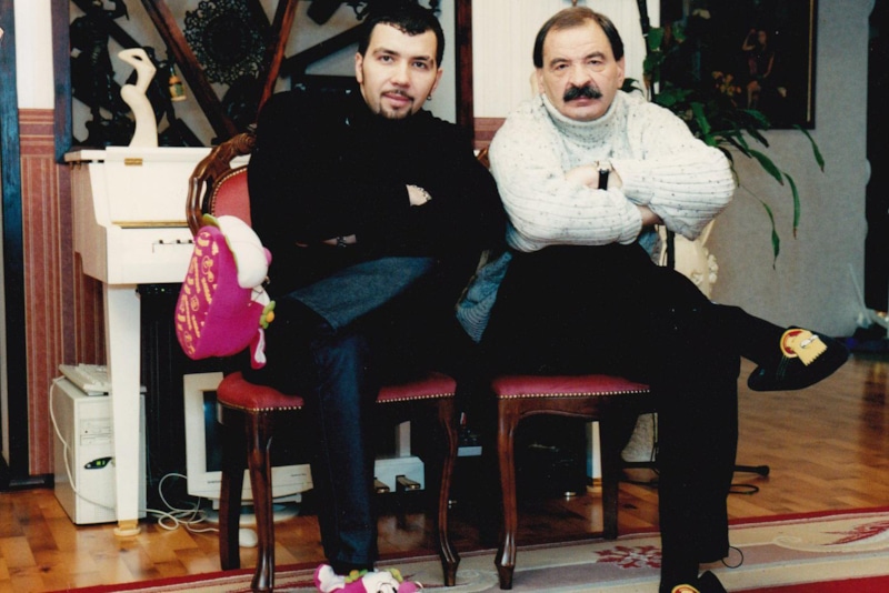 Денис Клявер с отцом