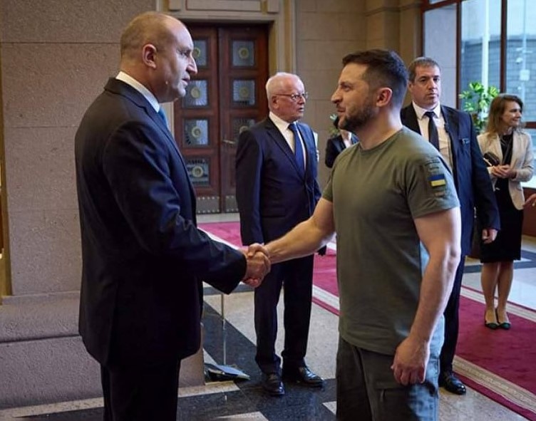 Румен Радев и Владимир Зеленский