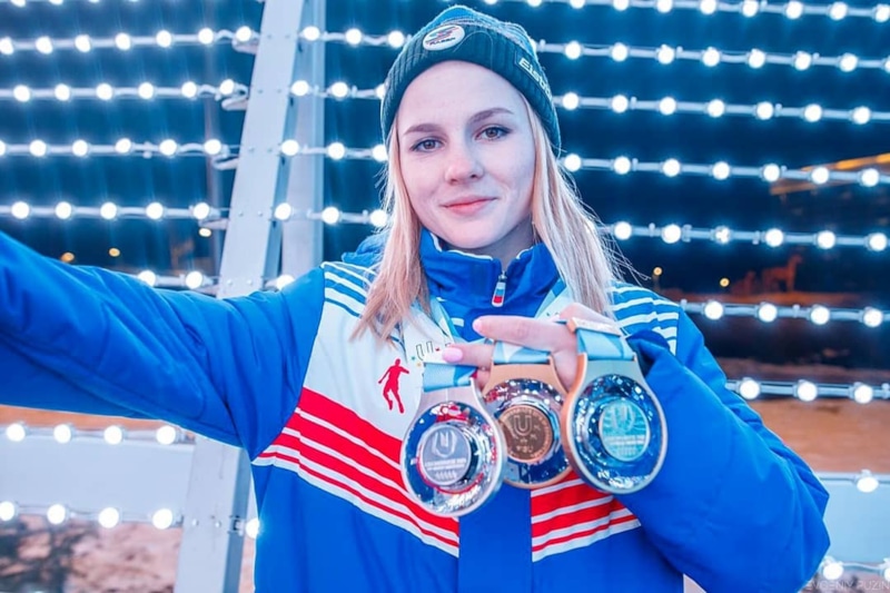 Российская горнолыжница Екатерина Ткаченко Российская горнолыжница Екатерина Ткаченко