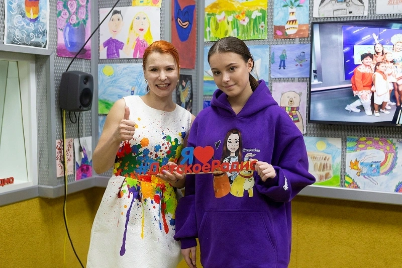 Анна Щербакова на «Детском радио»