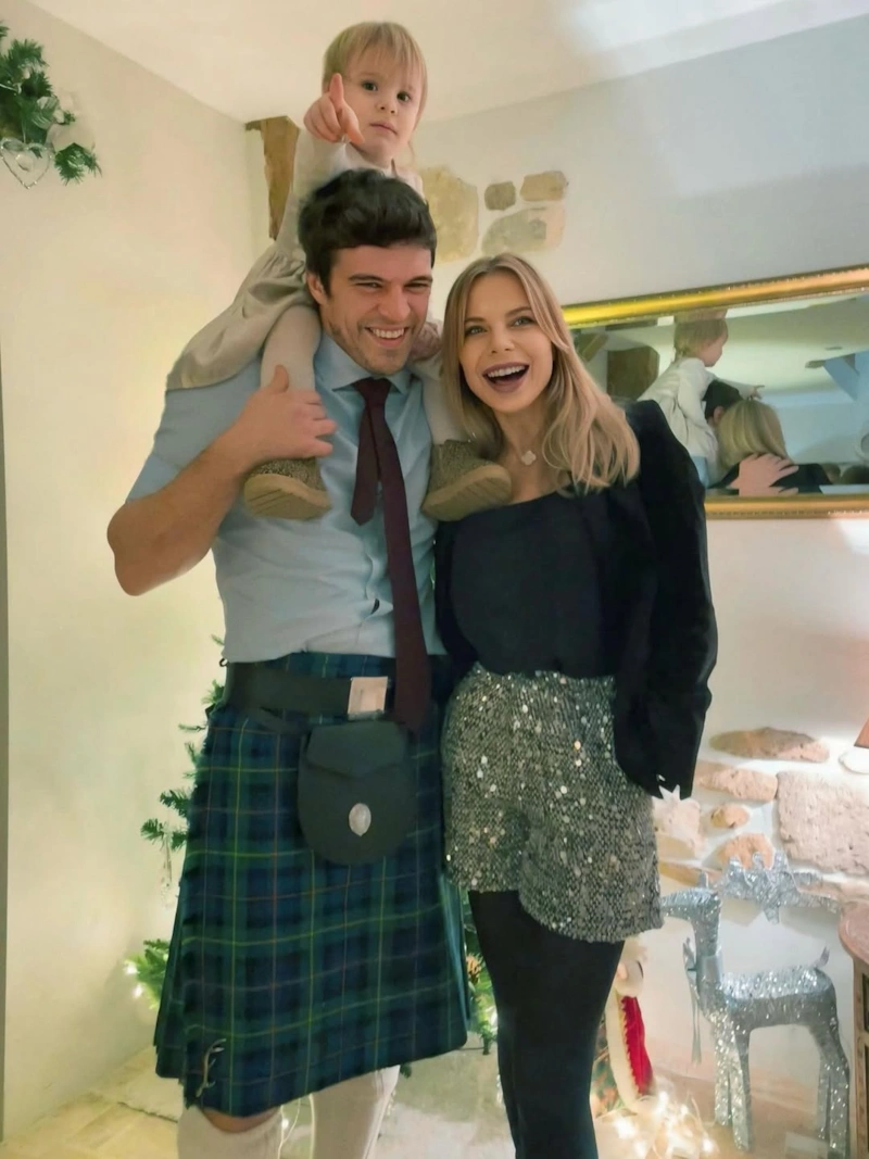 Ольга Рыжкова и ее возлюбленный Гай Роберт Джеймс