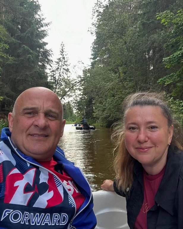 Алексей Огурцов с женой Алексей Огурцов с женой