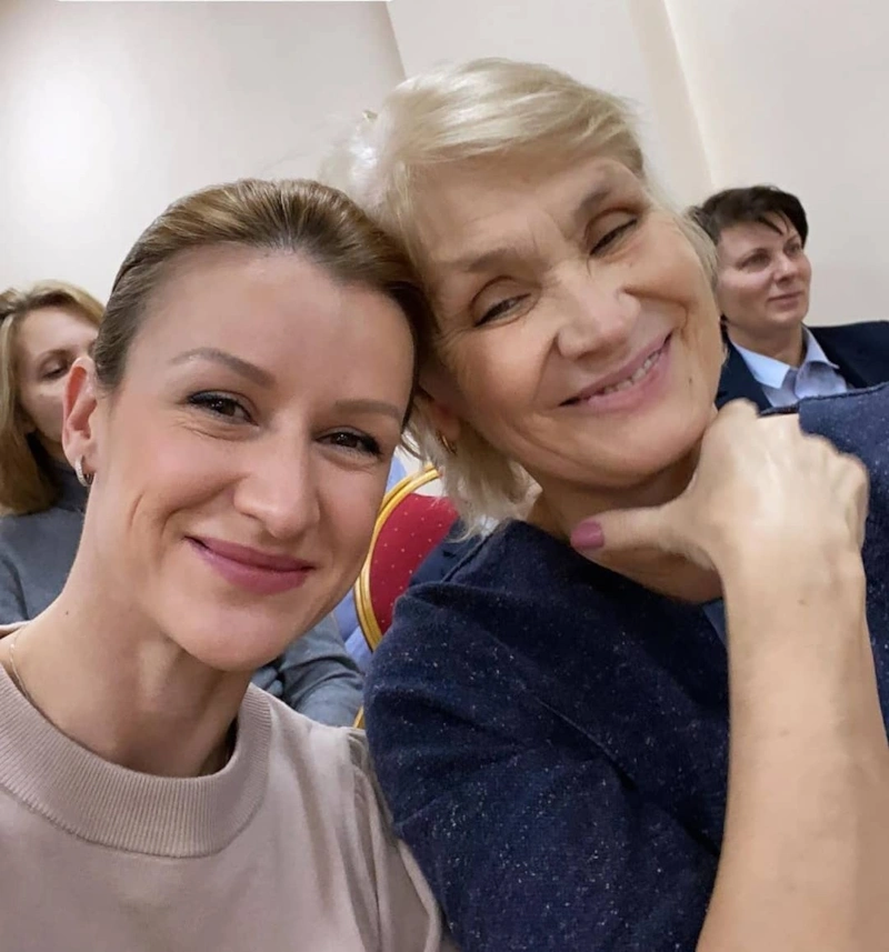 Татьяна Волосожар со свекровью Татьяна Волосожар со свекровью