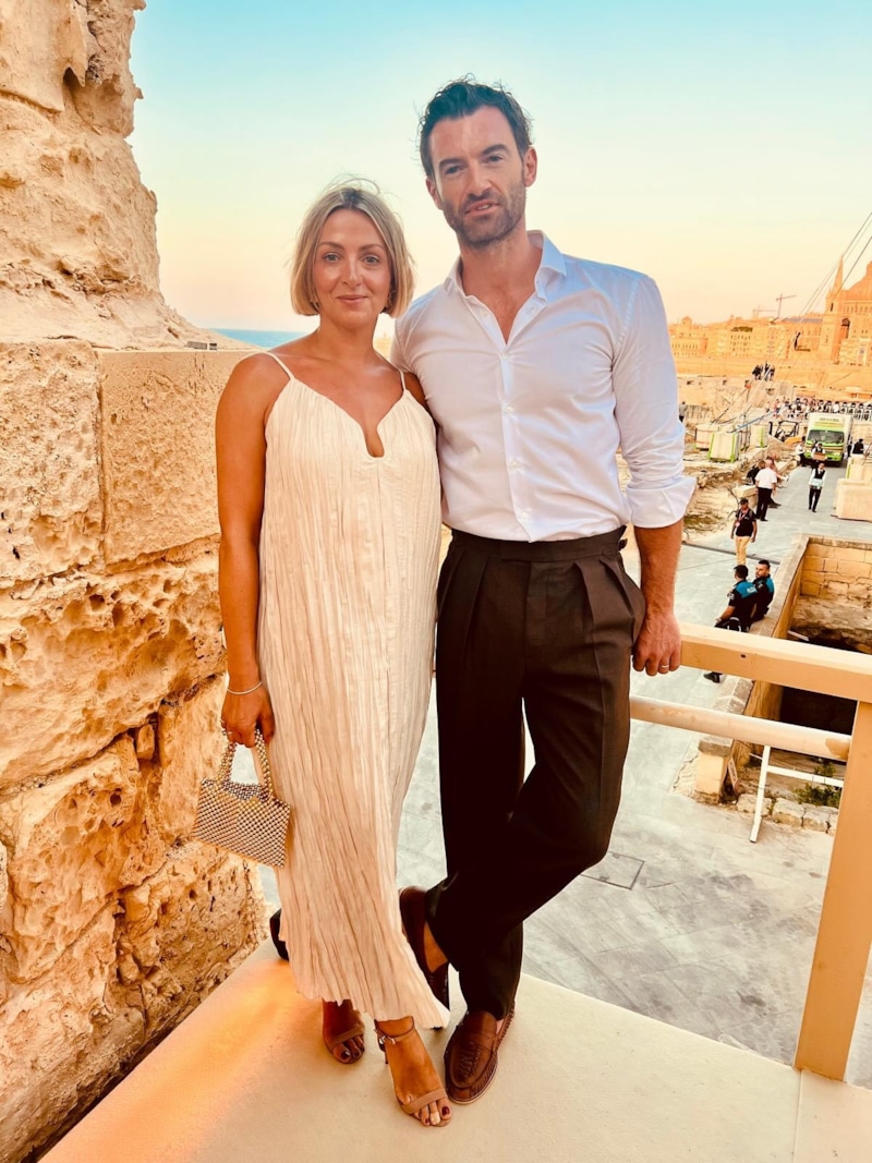 Стюарт Мартин с женой