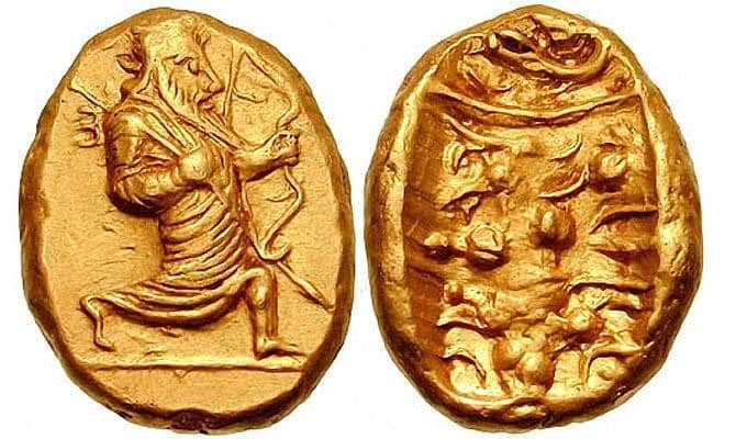 Монета «дарик» по изображению царя Дария Великого