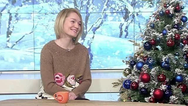 Виктория Толстоганова в передаче «Доброе утро»
