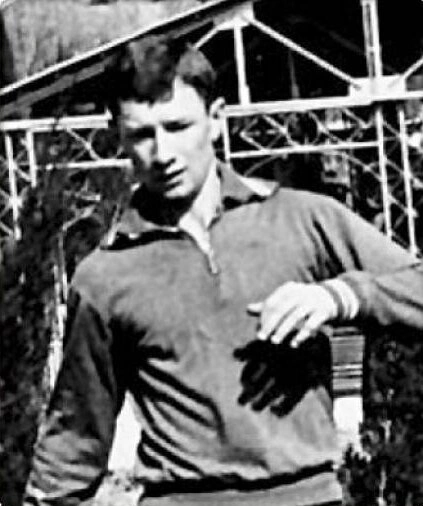 Футболист Борис Игнатьев в молодости