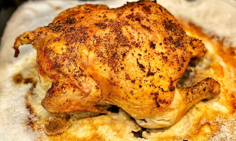 Курица и соль: магия корки