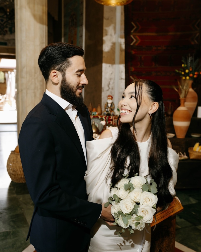 Денис Никиша с женой