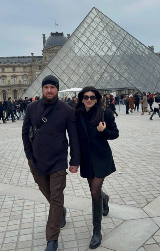 Милана Тарба с мужем Милана Тарба с мужем