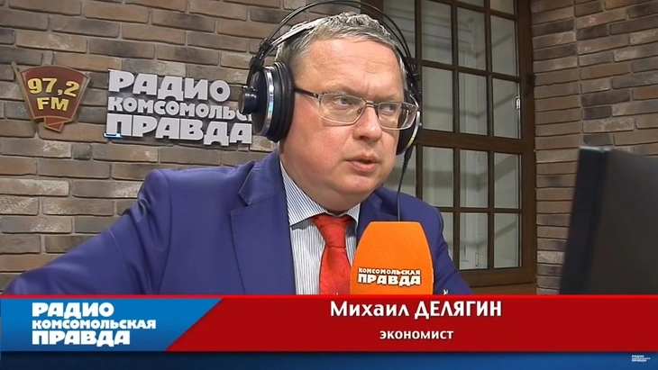 Михаил Делягин на радио «Комсомольская правда»