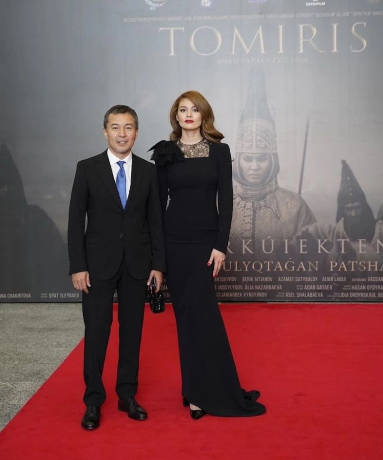 Акан Сатаев и Альмира Турсын Акан Сатаев и Альмира Турсын
