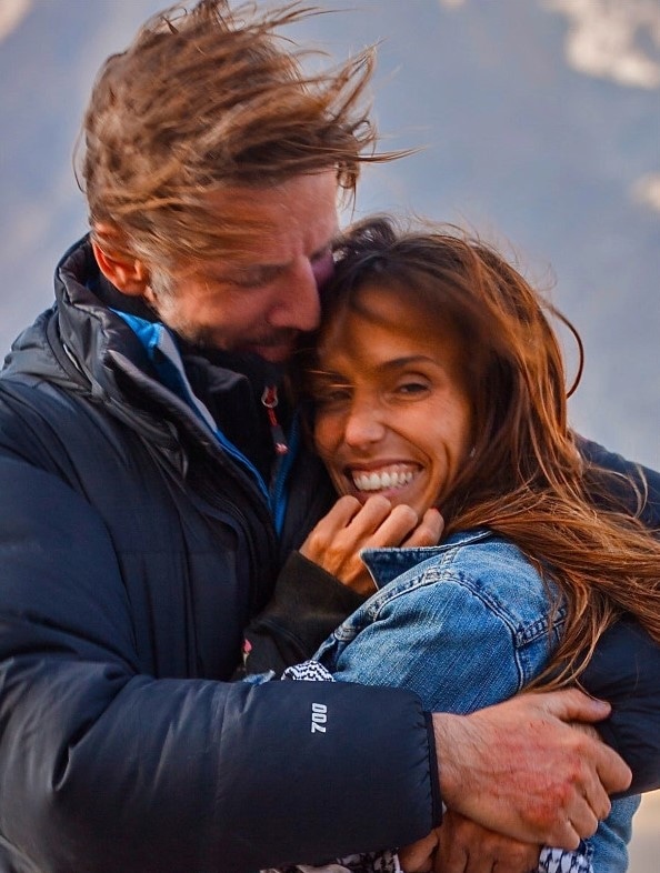 Факундо Арана с женой