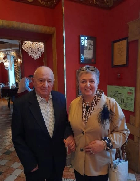 Никита Симонян с дочерью Викторией