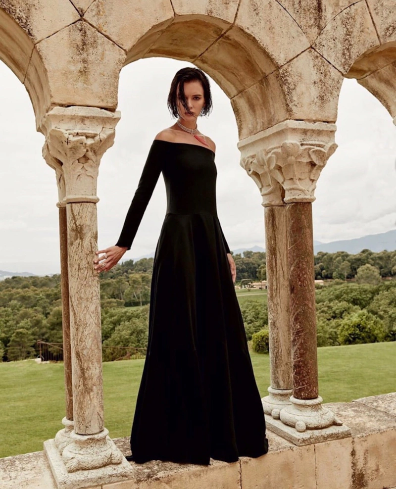 Паулина Андреева в платье Паулина Андреева в платье