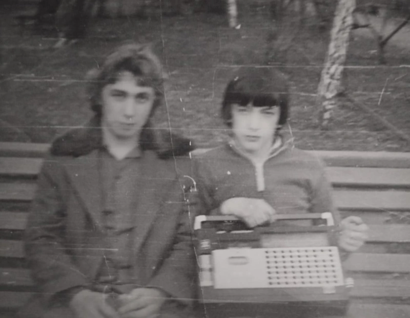 Сергей Кузнецов и Рафаэль Исангулов в молодости