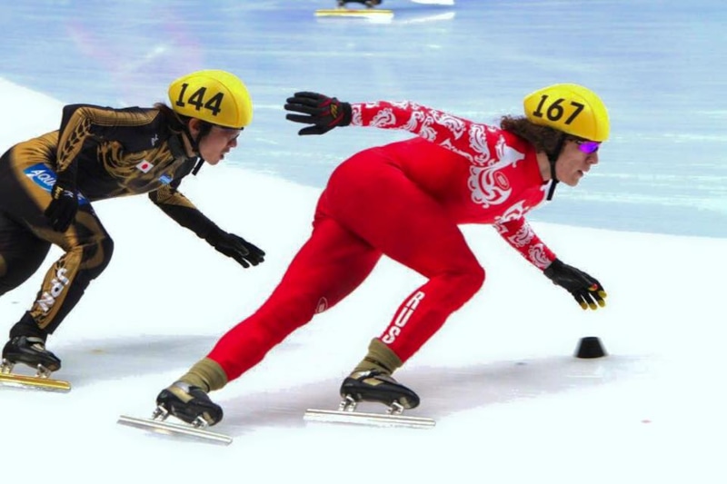 Шорт-трекист Эмиль Карнеев 