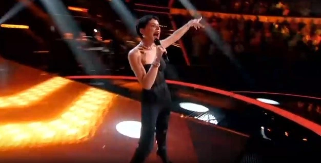 Ксения Аксютик в теле-шоу «Голос» Ксения Аксютик в теле-шоу «Голос»