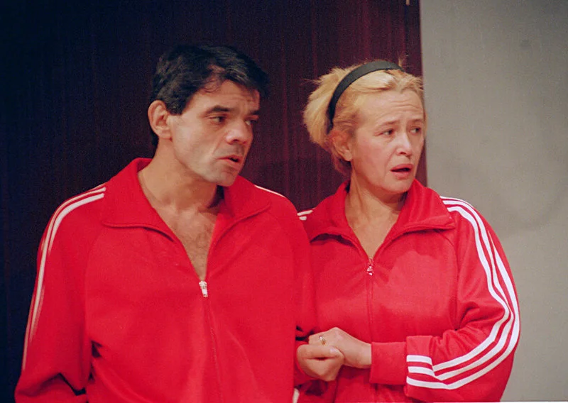 Константин Райкин и Марина Неёлова