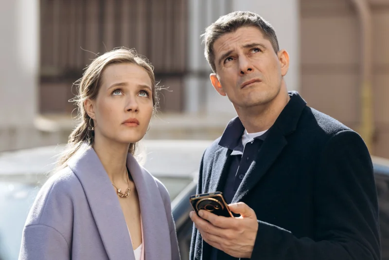Мария Канунникова и Дмитрий Паламарчук в сериале «Невский. Наследство Архитектора»
