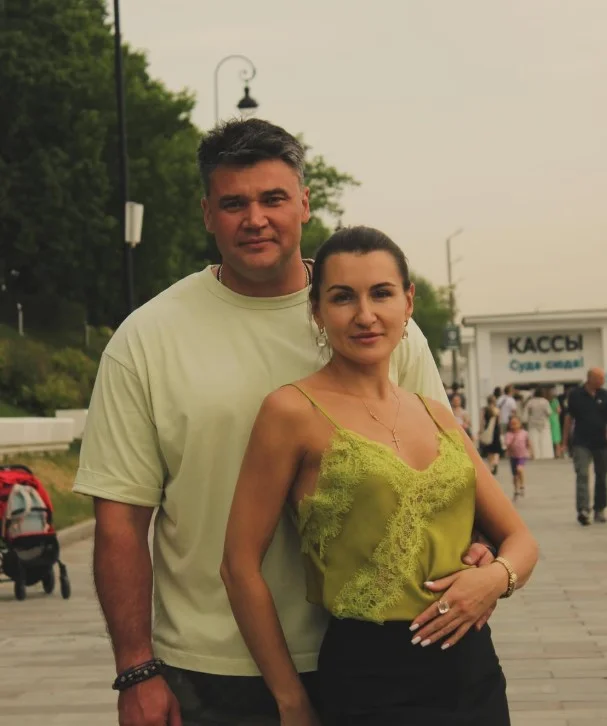 Ольга Кошарина и ее муж Кирилл