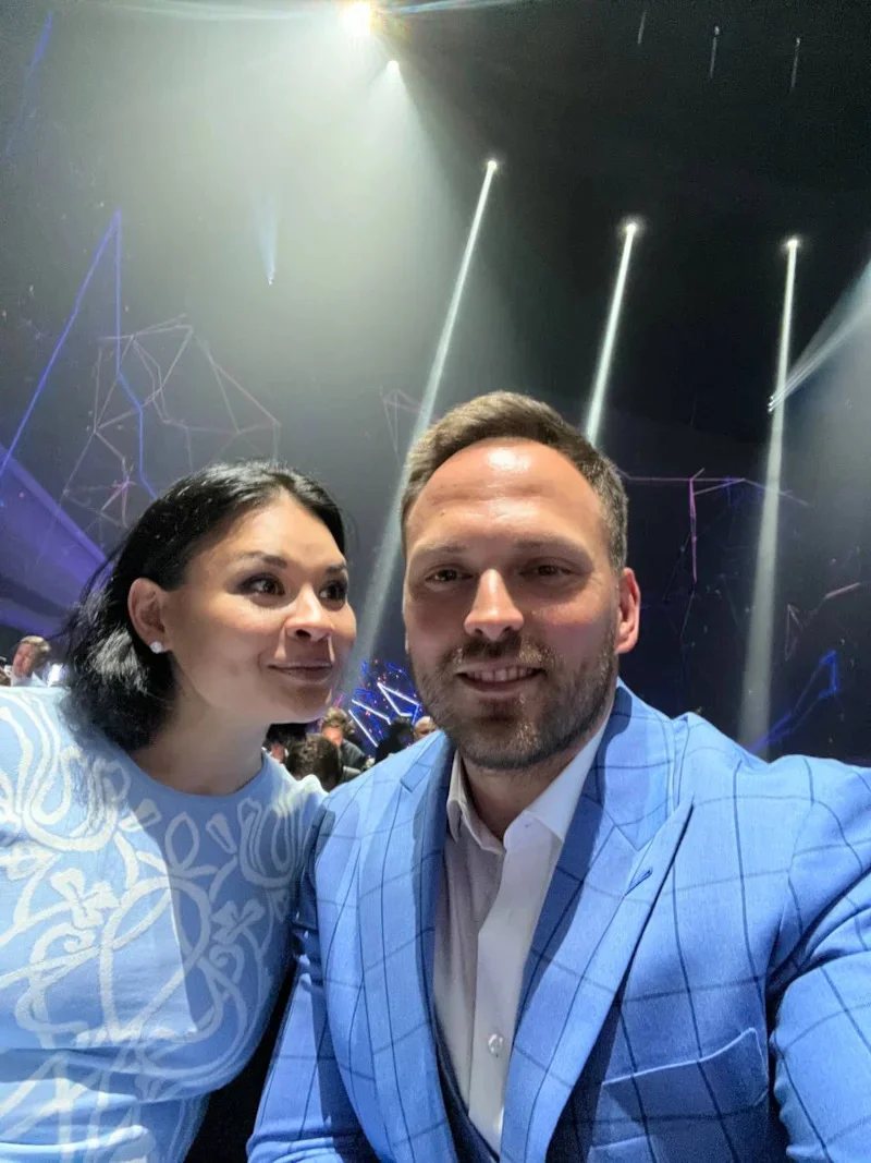 Алексей Столяров и Ксения Шойгу