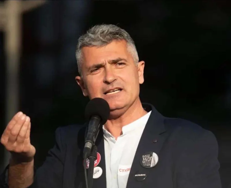 Лидер политического объединения «Студенческий список» Илия Срданович