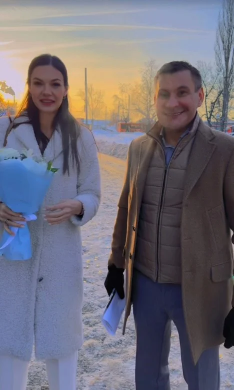 Ольга Бузыкалова с мужем Евгением Мочаловым