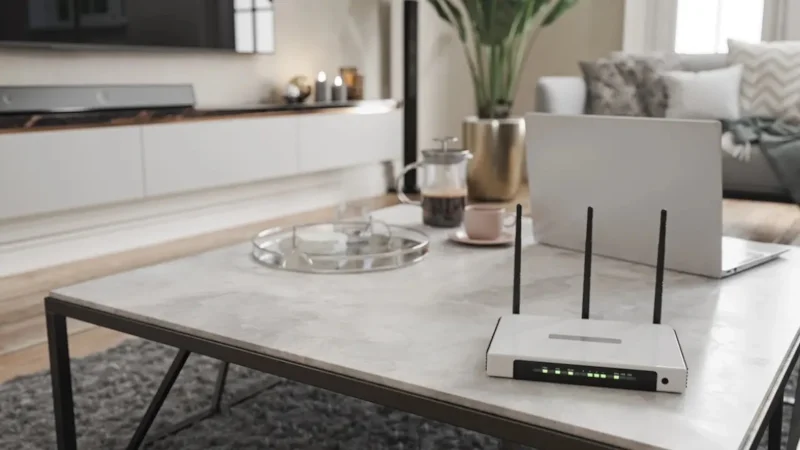 Телефон использует Wi-Fi как основную сеть, а мобильную связь держит в резерве