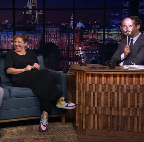 Катерина Гордеева* в передаче «Вечерний Ургант» Катерина Гордеева* в передаче «Вечерний Ургант»