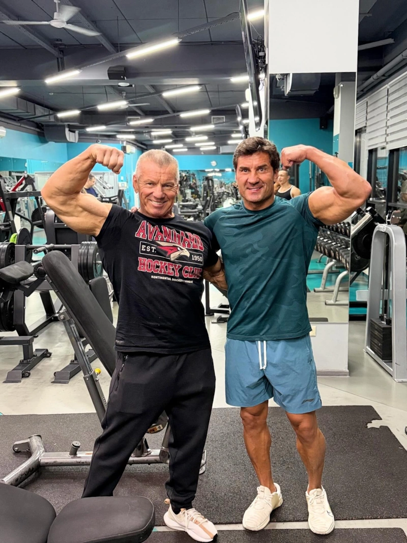 Дмитрий Яшанькин с отцом