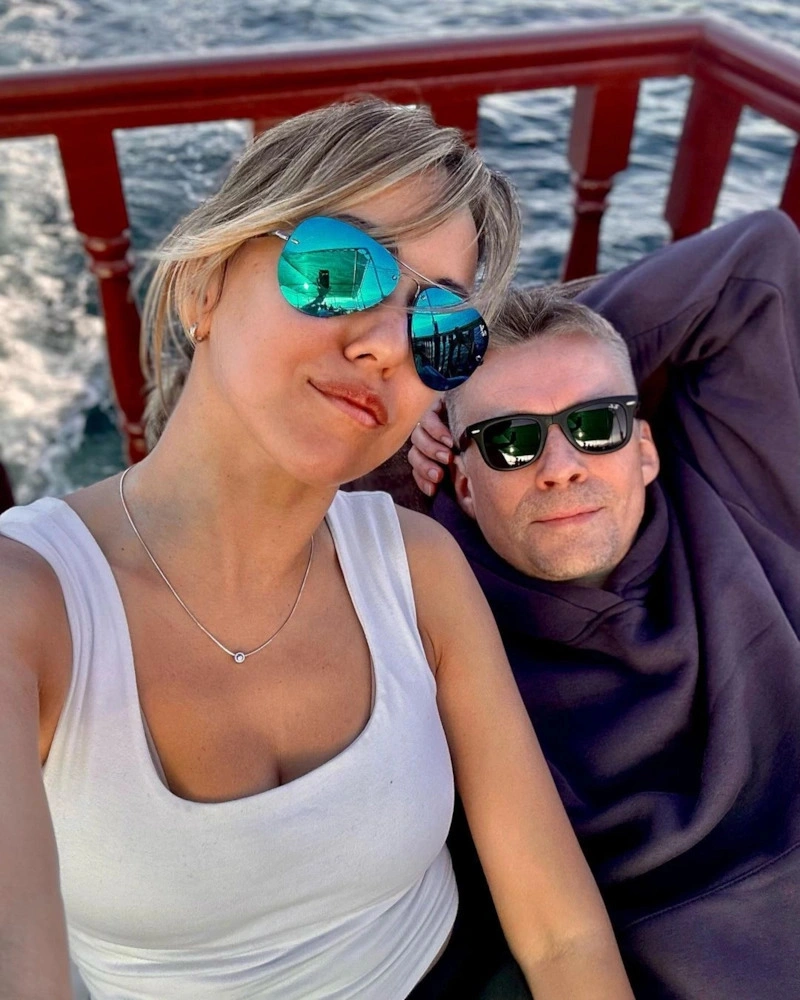 Константин Михайлов с бывшей женой