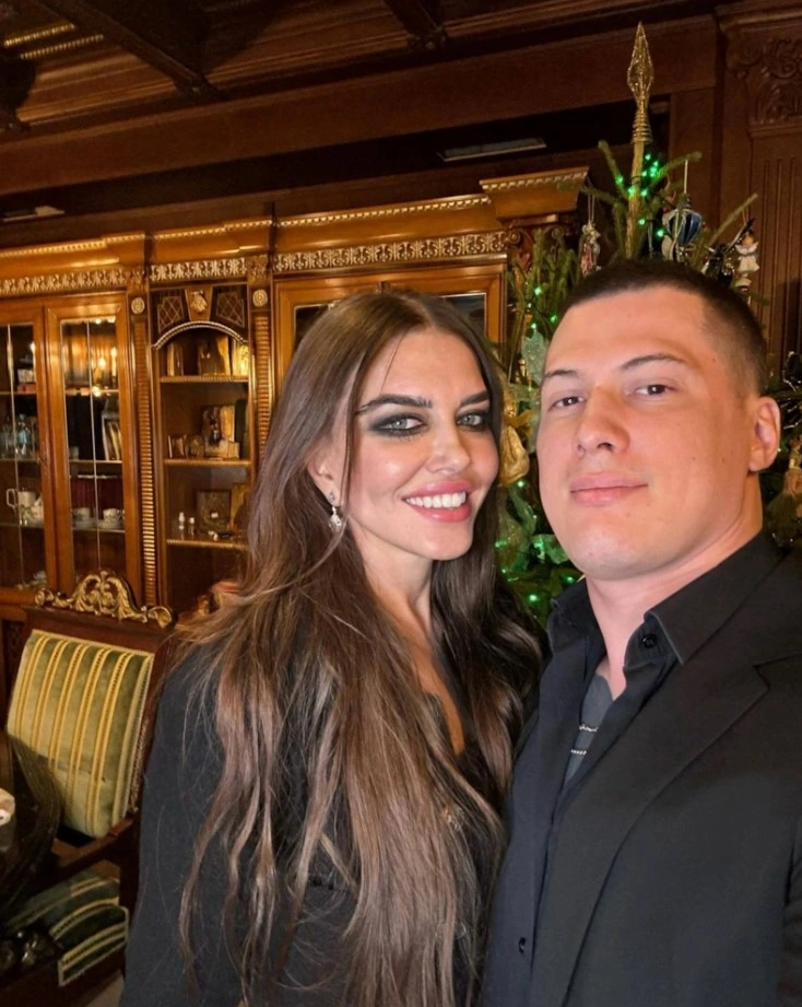 Женя Герасимова с мужем