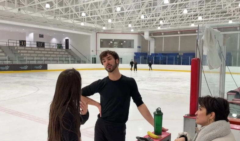 Гийом Сизерон на тренировке