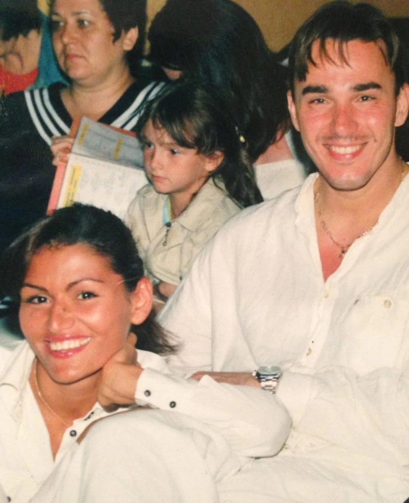 Кирилл Андреев и Лола Андреева в молодости