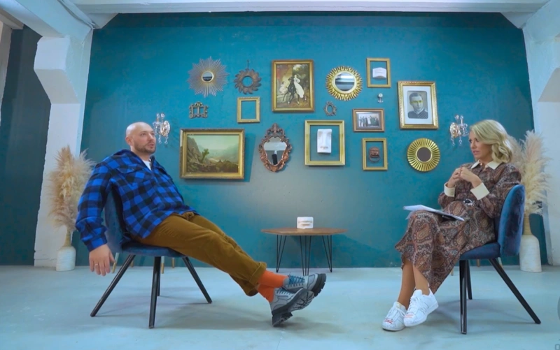 Владимир Маркони и Ксения Собчак