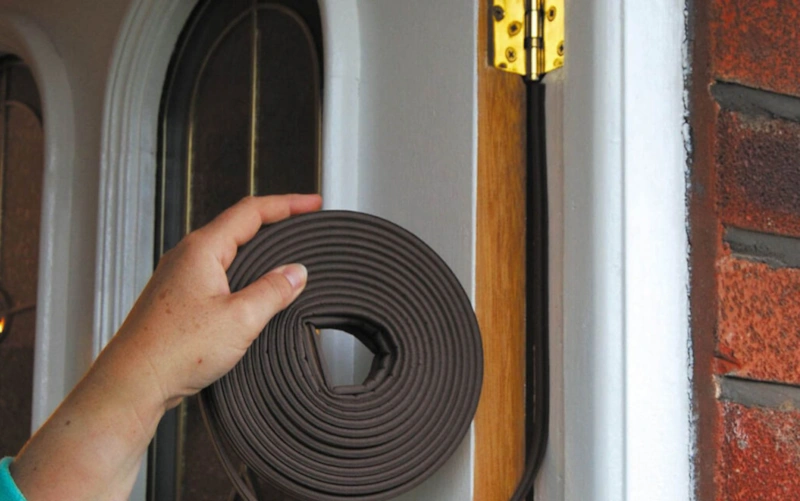 Входная дверь зимой: защита от сквозняка