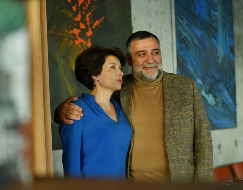 Вероника Зонабенд с мужем