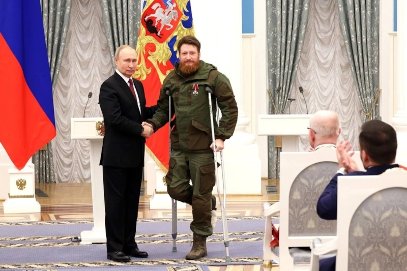 Семен Пегов на вручении Ордена Мужества Семен Пегов на вручении Ордена Мужества