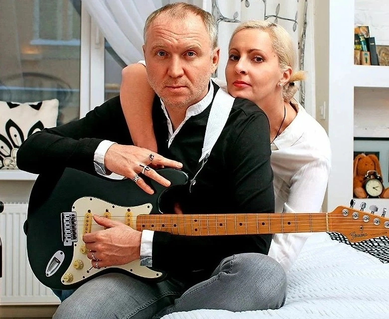 Олег Алмазов с женой