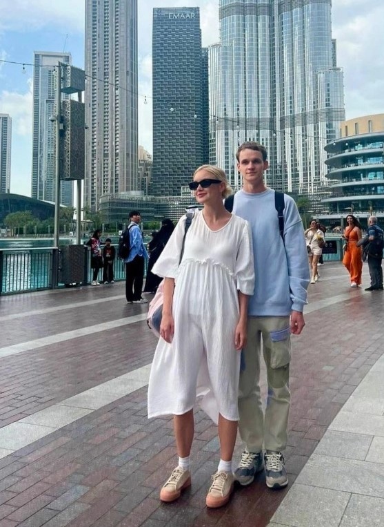 Александра Тулинова с мужем Александра Тулинова с мужем