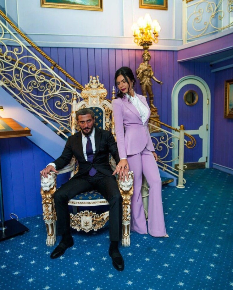 Виссарион Лобжанидзе с женой Виссарион Лобжанидзе с женой