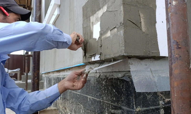 Надежный фасад: скрытая опора