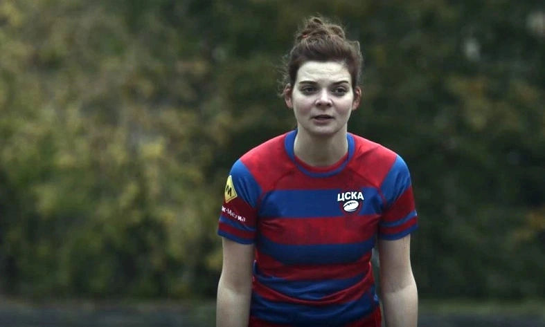 Александра Розанова в сериале «Регби» Александра Розанова в сериале «Регби»